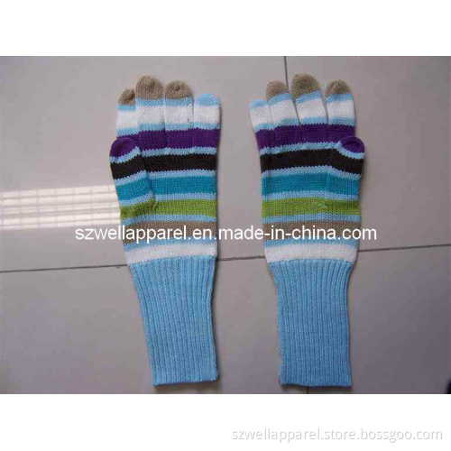 Girls' Knitted Gloves (SZWA-0321)